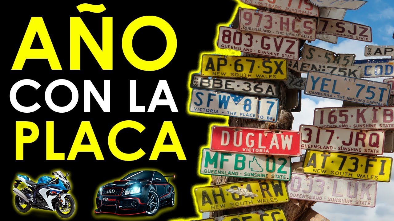 de que año es mi matricula