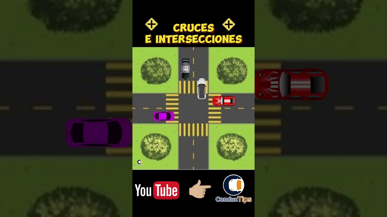 debe ceder el paso en la próxima intersección