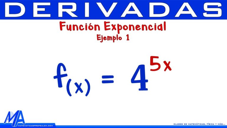 derivada de a elevado a x