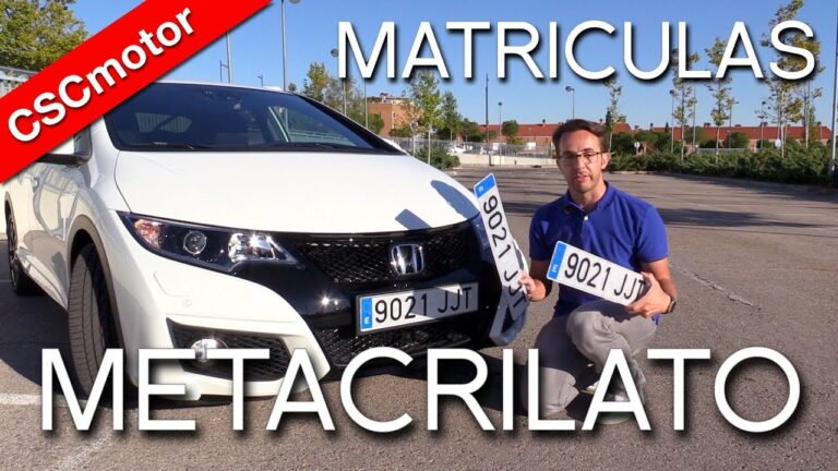 donde comprar una matricula de coche
