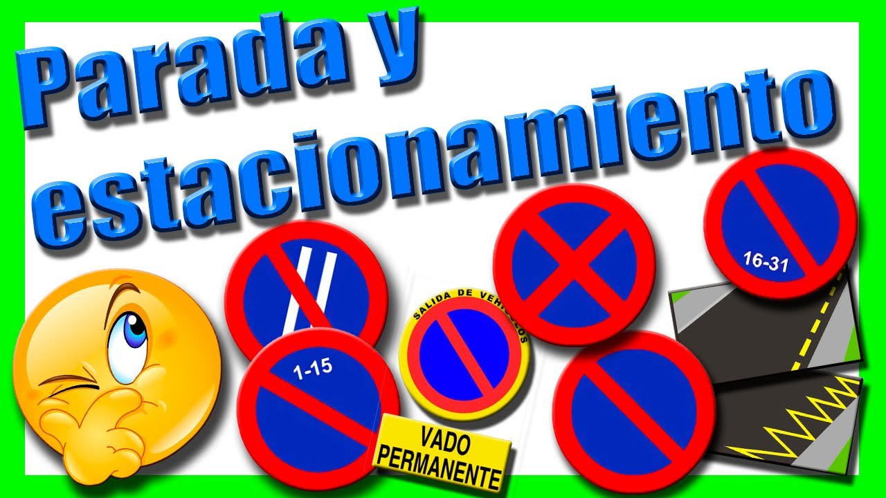 dónde está permitido parar en una vía interurbana
