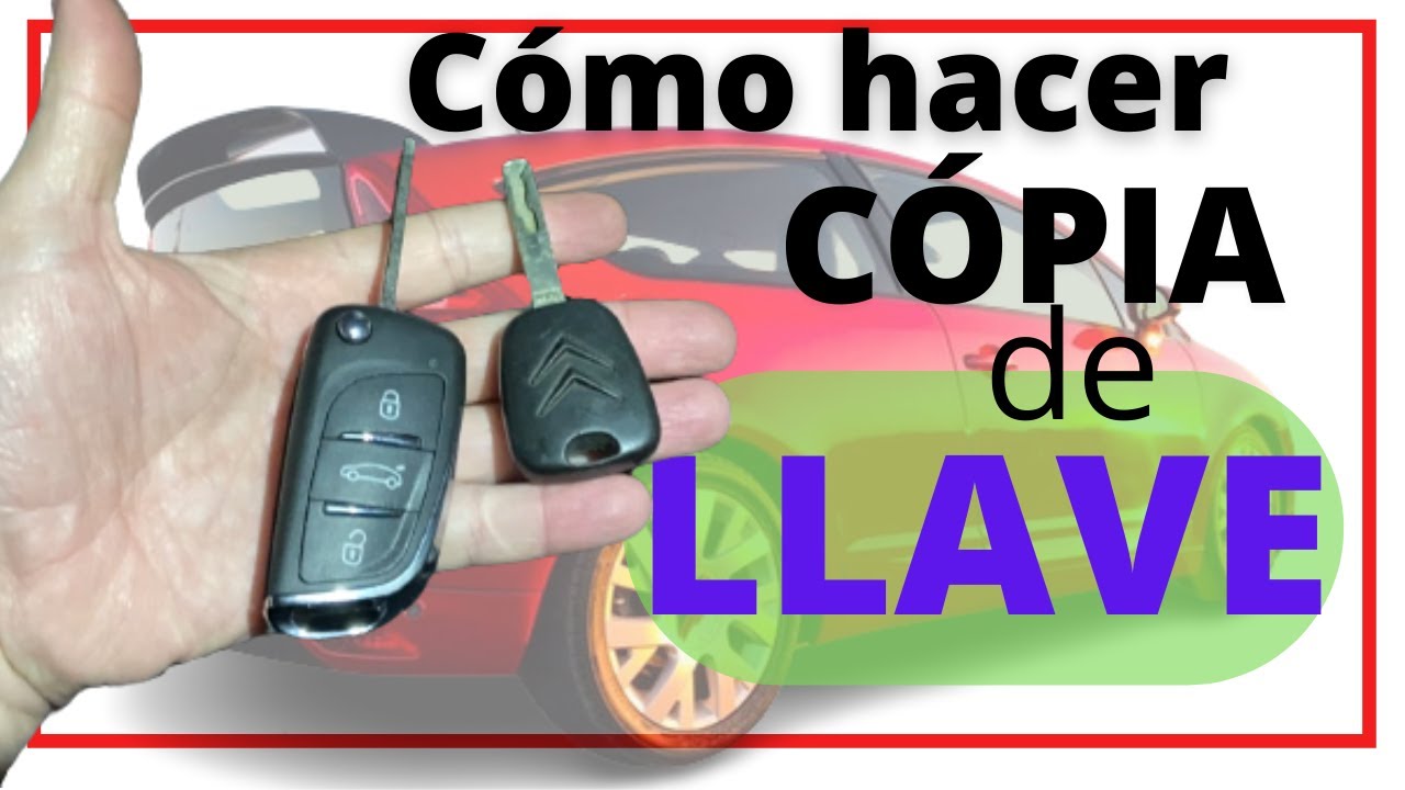 duplicado de llaves de coche con mando