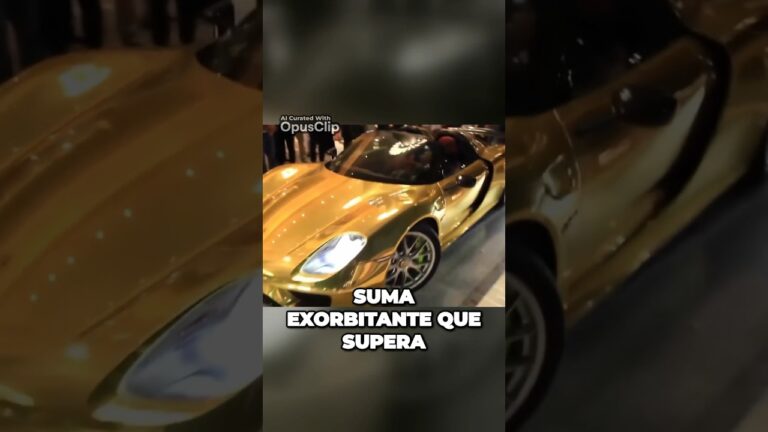 el coche más caro del mundo de oro