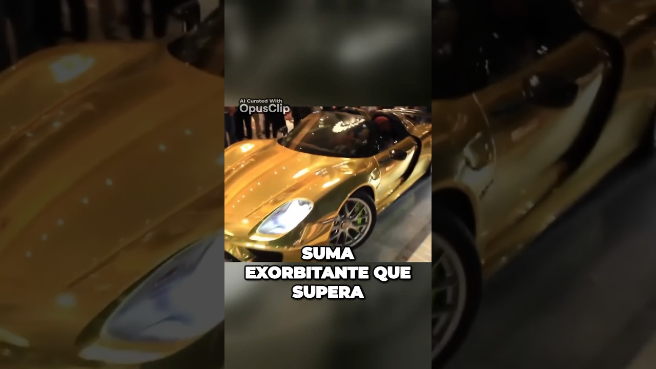el coche más caro del mundo de oro