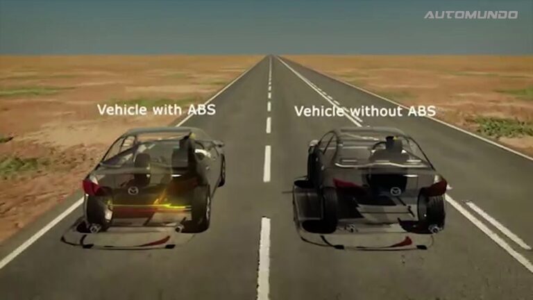 el sistema antibloqueo de frenos abs.