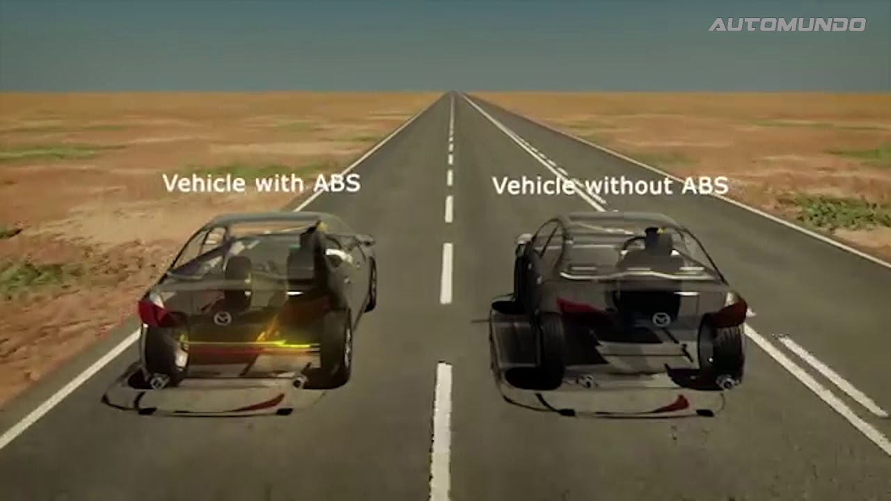 el sistema antibloqueo de frenos abs.