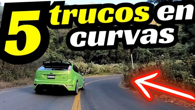 en esta curva puede adelantar al vehículo
