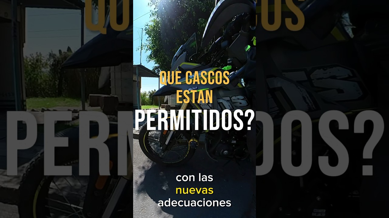 en esta motocicleta debe llevar casco