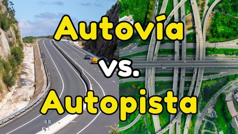 en general las autovías y autopistas son