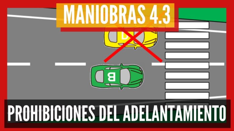 en las intersecciones y sus proximidades está permitido adelantar