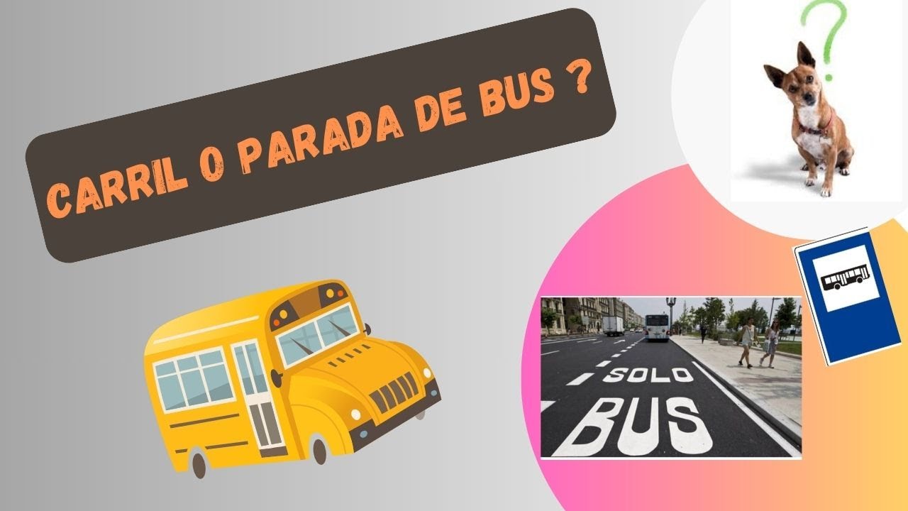 en un carril bus está permitido realizar una parada