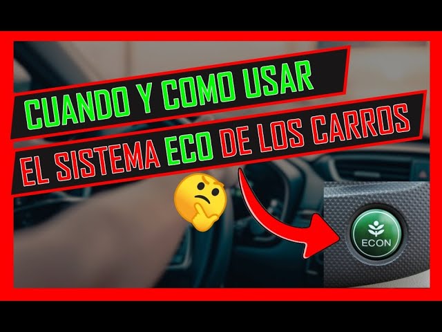 es malo llevar el coche en modo eco