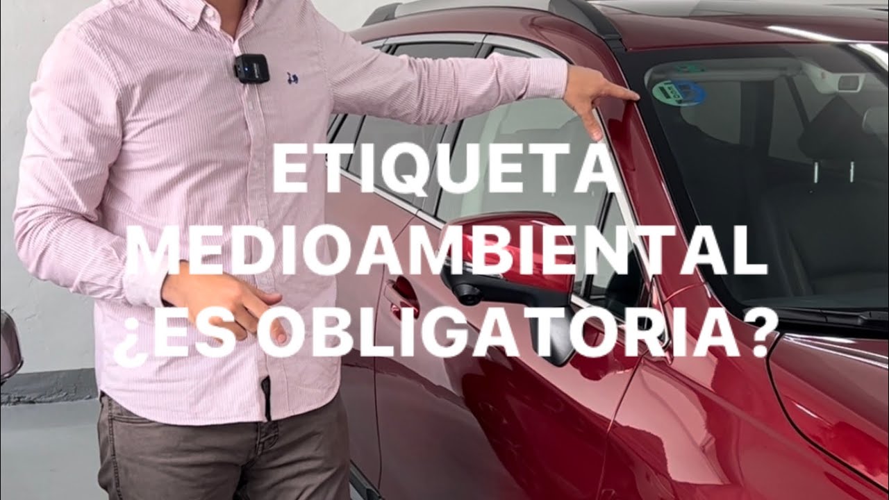 es obligatorio llevar la pegatina medioambiental en madrid