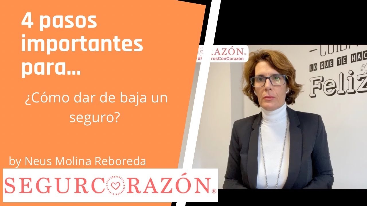 escrito para dar de baja seguro