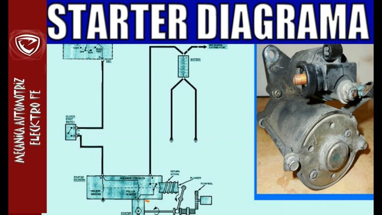 esquema electrico de motor de arranque
