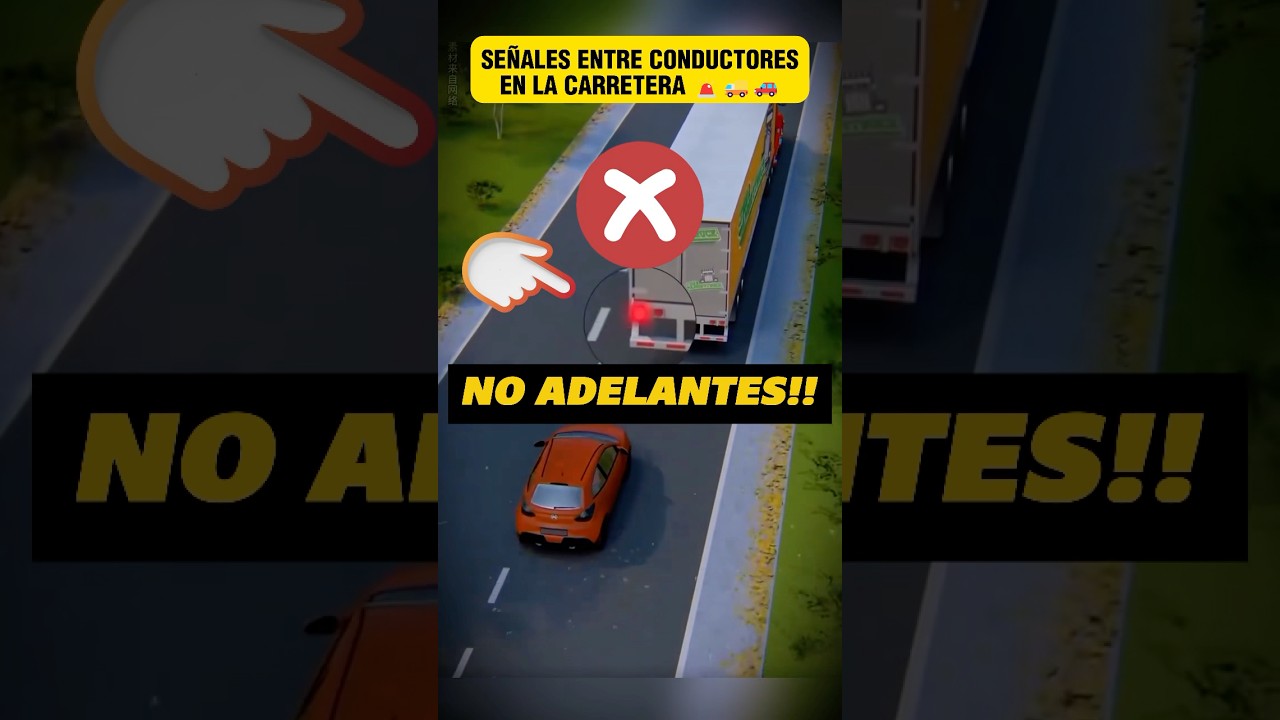 está permitido adelantar a la vez a los dos camiones