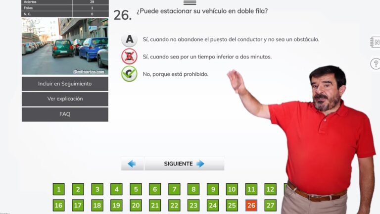 está permitido realizar una parada delante de un vado señalizado