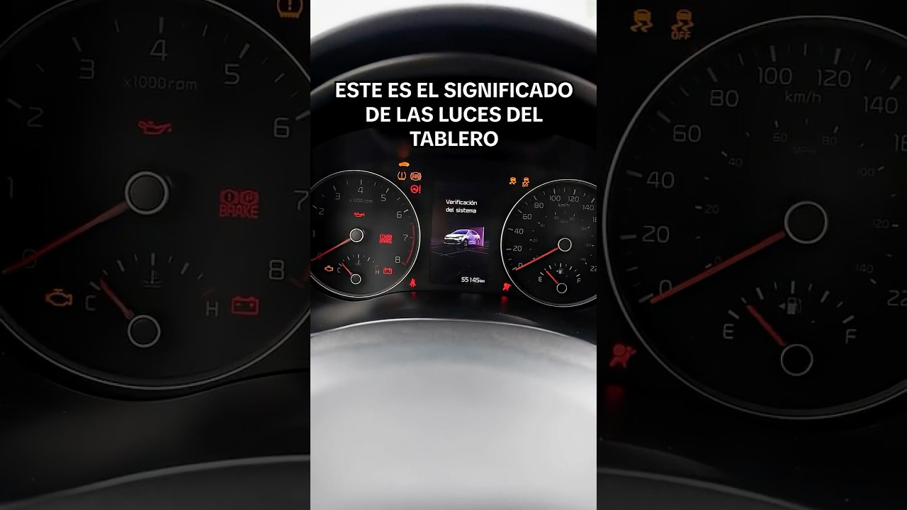 este vehículo tiene las luces blancas encendidas qué indican