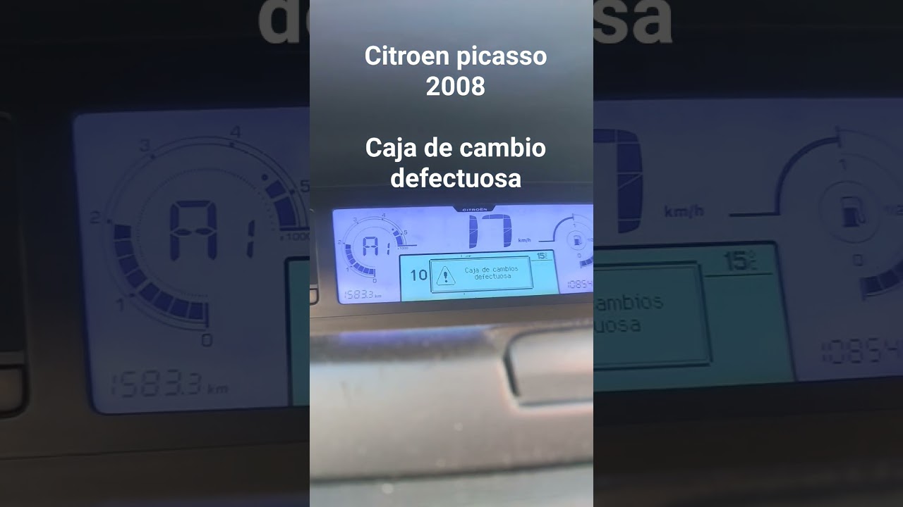 fallo caja de cambios automatica citroen c4 picasso