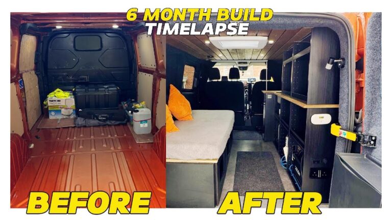 ford transit custom camper van interior