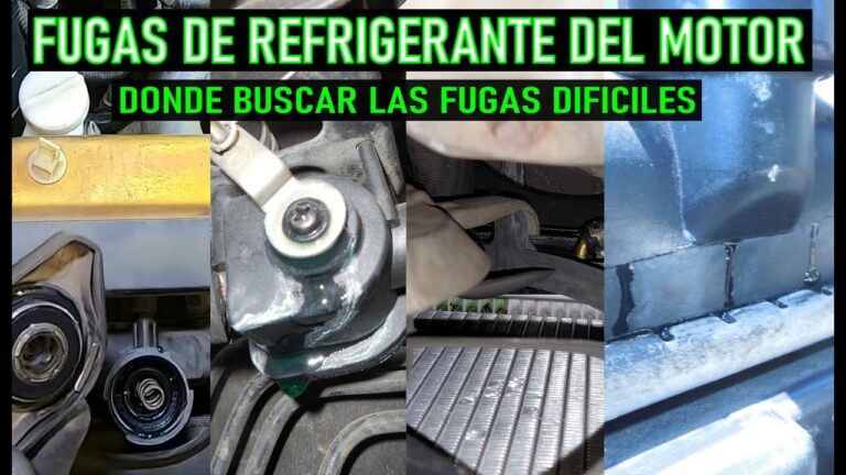 fuga de anticongelante por el motor