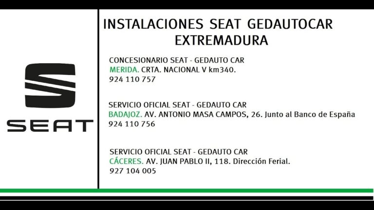 gedauto car concesionario oficial seat en badajoz