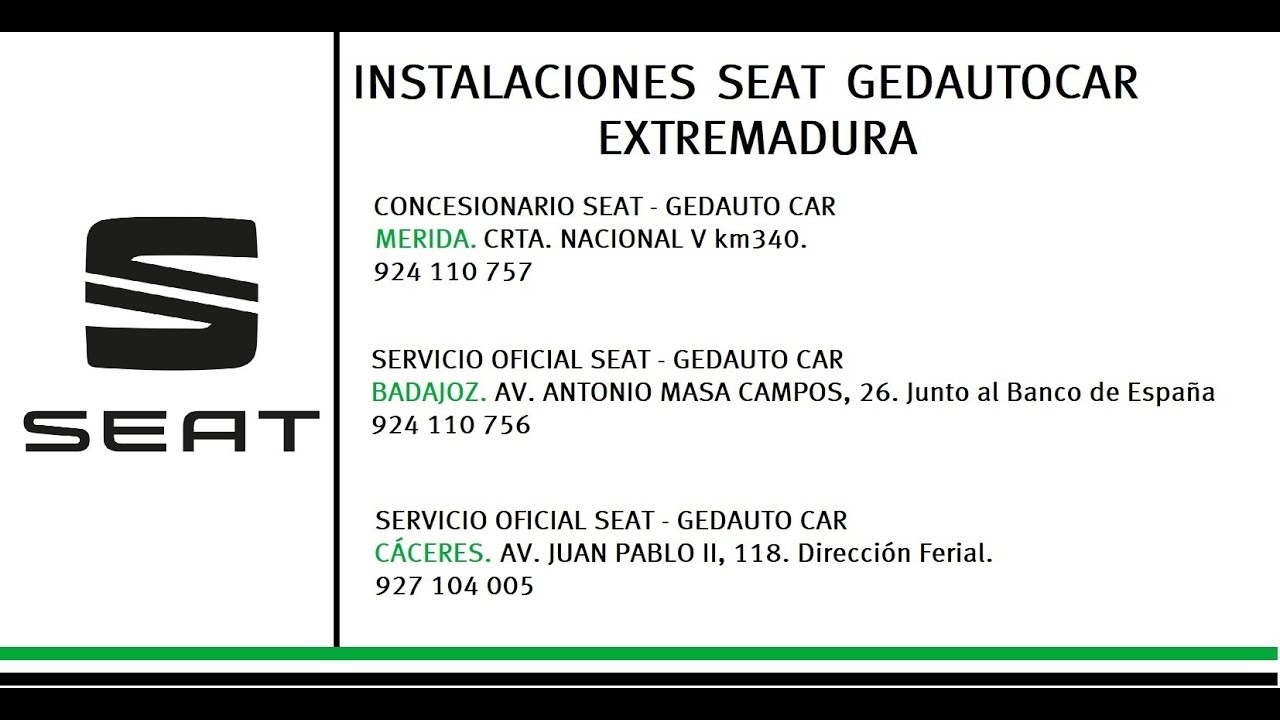 gedauto car concesionario oficial seat en badajoz