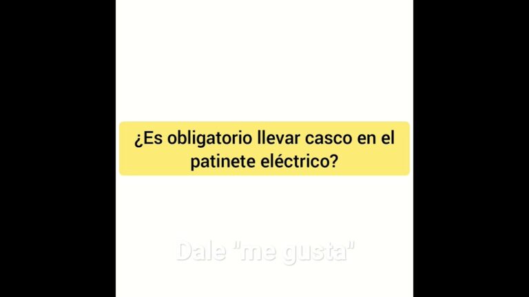 hay que llevar casco en patinete electrico