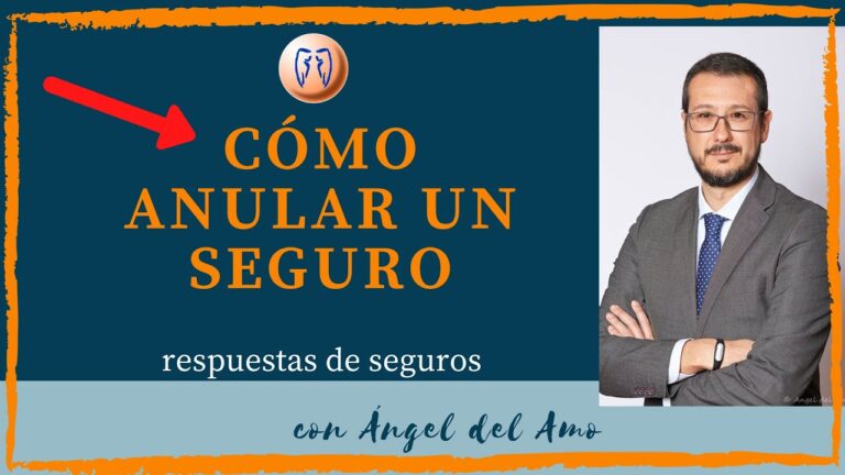 he contratado un seguro y quiero anularlo