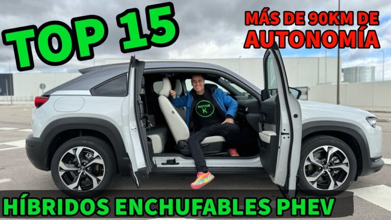 híbridos enchufables con más de 90 km de autonomía