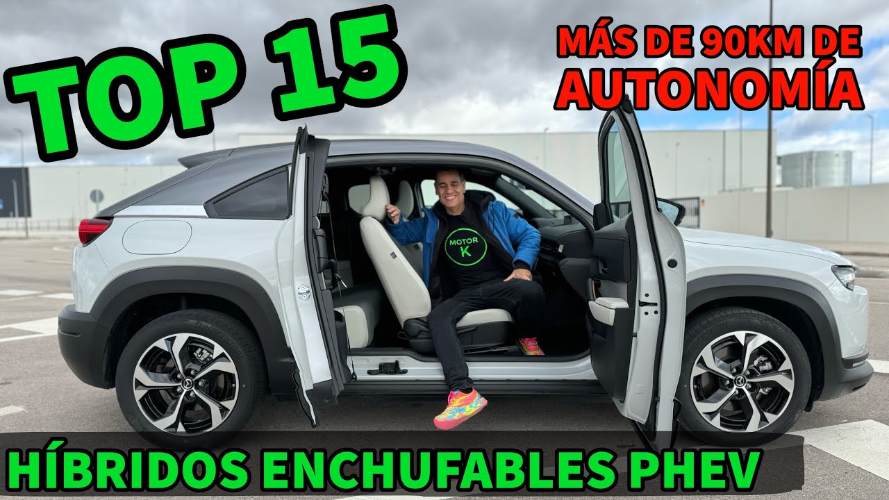híbridos enchufables con más de 90 km de autonomía
