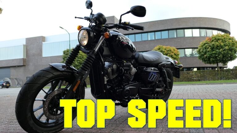hyosung bobber gv 125 s velocidad máxima