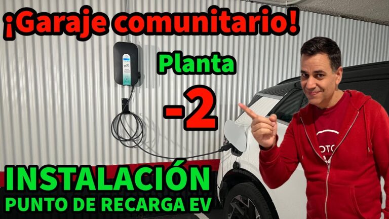 instalar cargador coche electrico en garaje comunitario