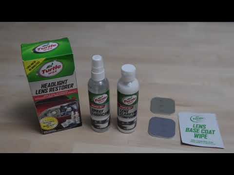 kit para pulir faros de coche