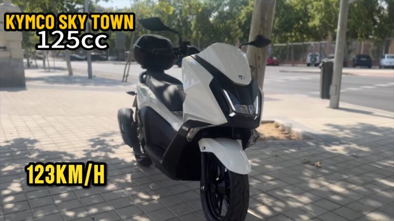 kymco sky town 125 velocidad máxima