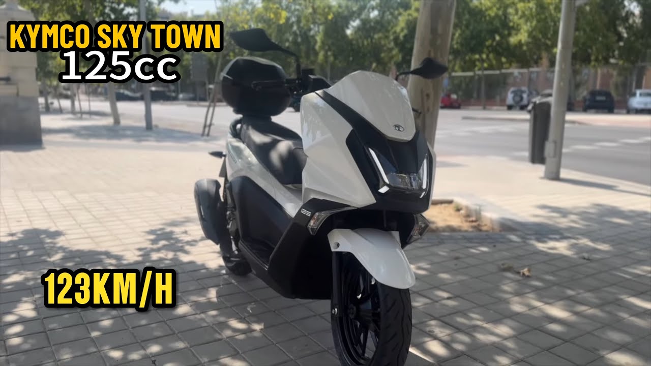 kymco sky town 125 velocidad máxima