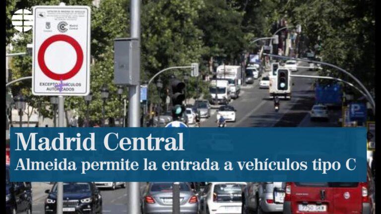 la etiqueta c puede entrar en madrid
