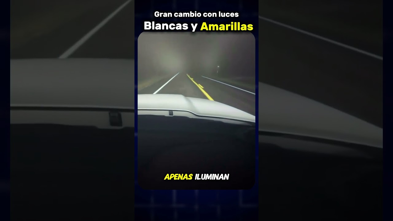 la luz antiniebla delantera puede ser de color...
