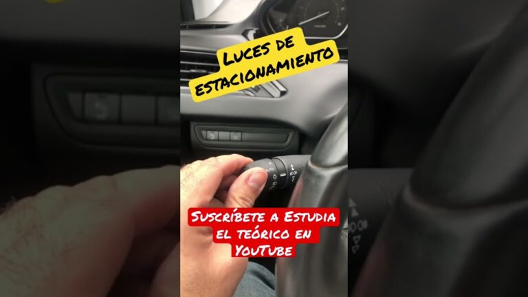 la luz de estacionamiento puede utilizarse