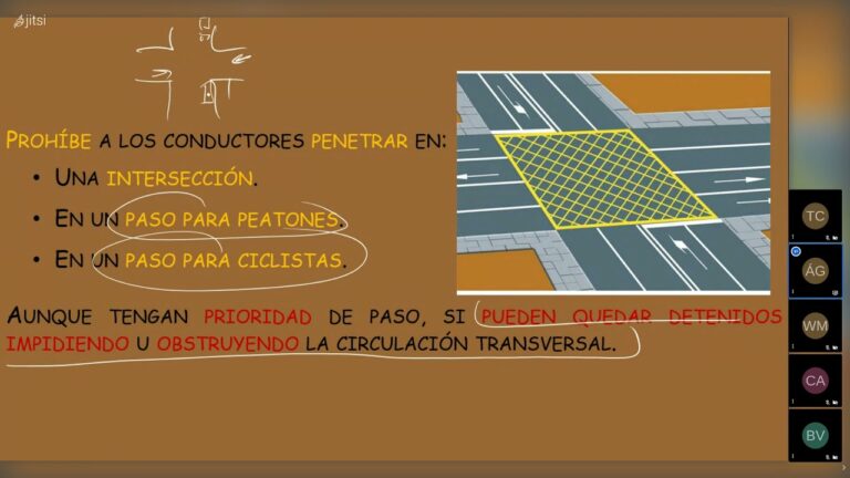 la marca vial amarilla qué significa