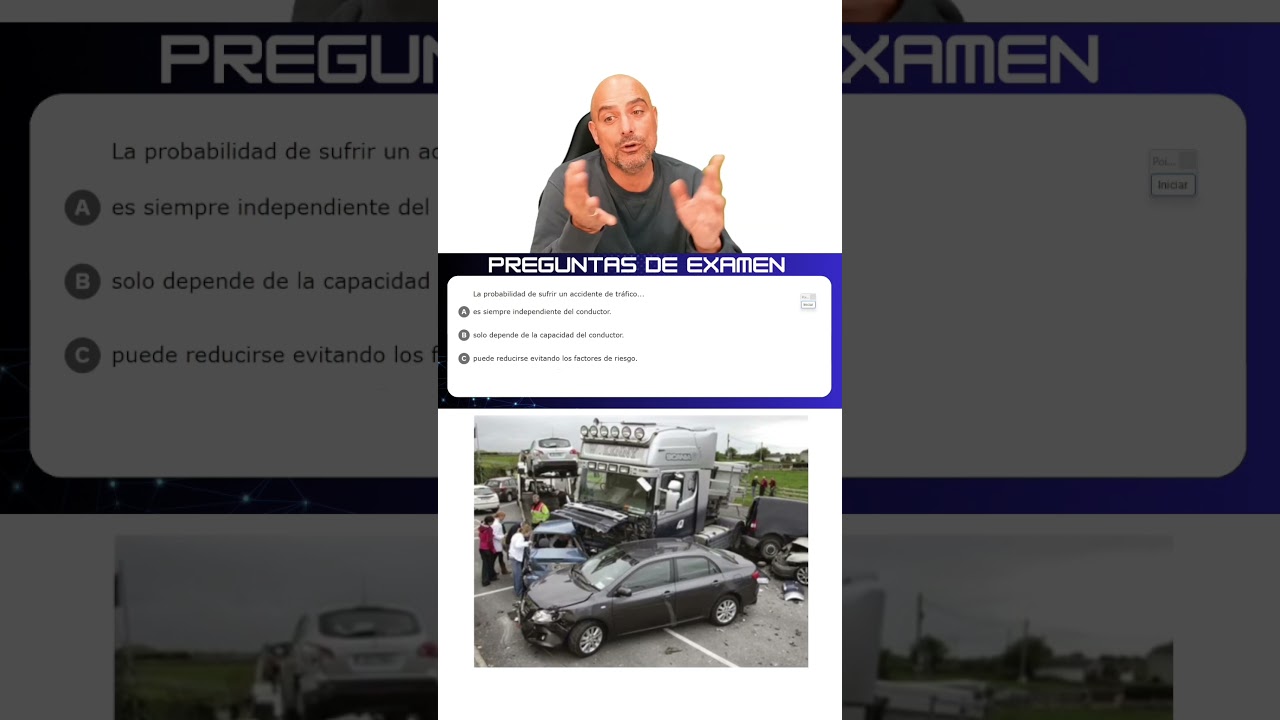 la probabilidad de sufrir un accidente de tráfico