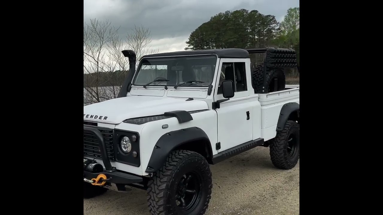 land rover defender 110 pickup truck