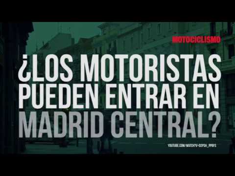 las motos pueden entrar en madrid central