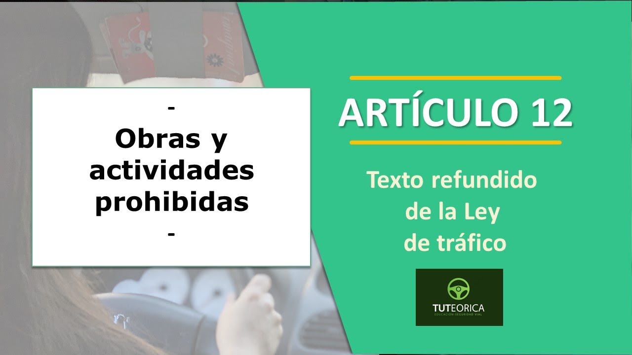 ley de trafico y seguridad vial