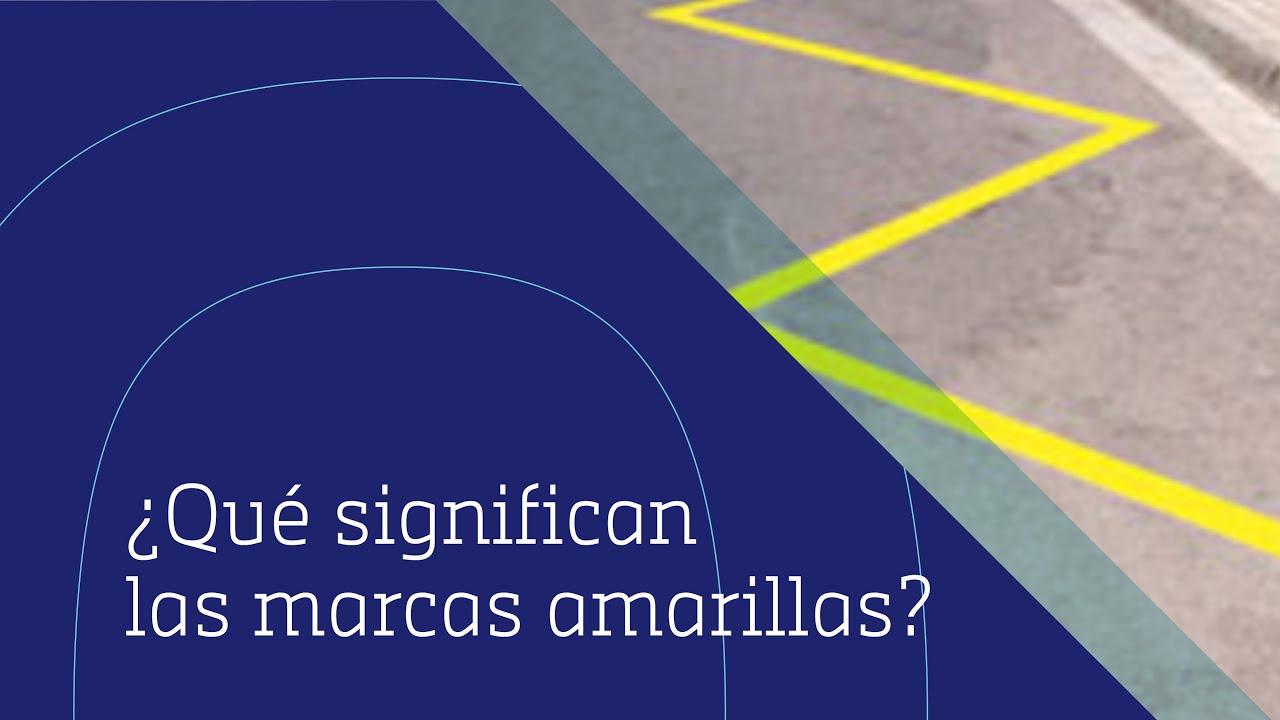 línea amarilla zig zag se puede parar