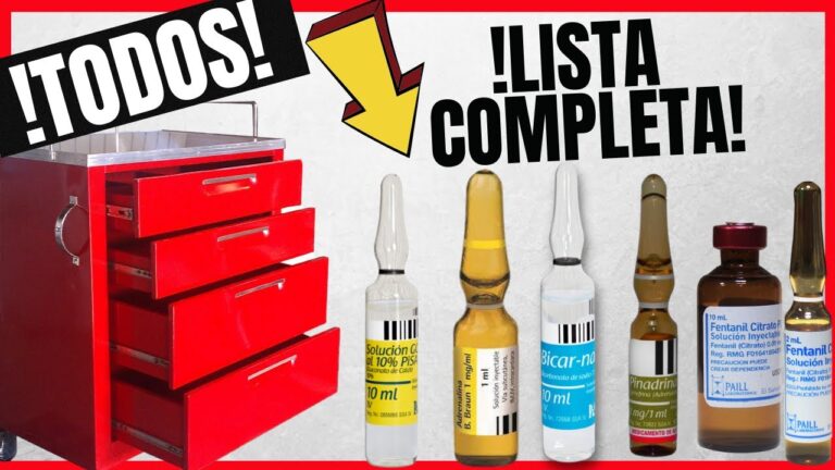 lista de medicamentos prohibidos para conducir vehículos