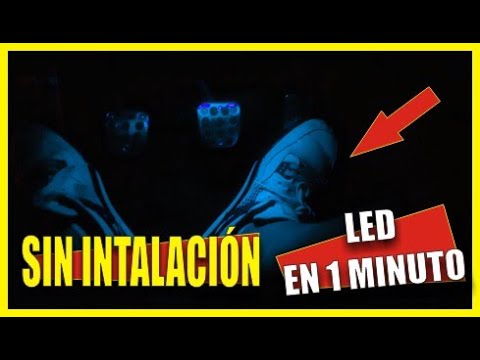 luces led interior coche sin cables