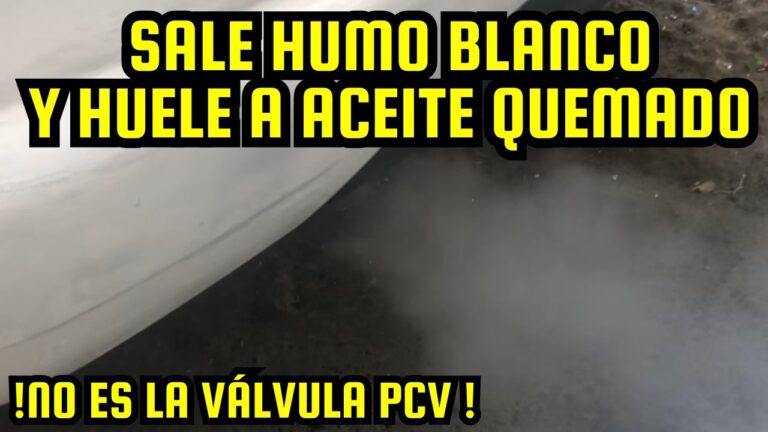 mi coche echa humo blanco y huele a quemado diésel