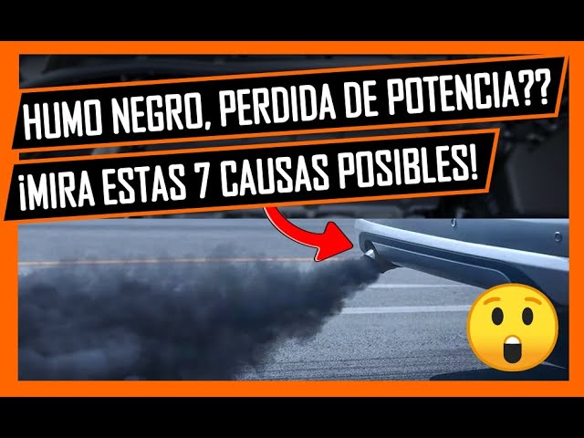 mi coche echa humo negro y pierde potencia