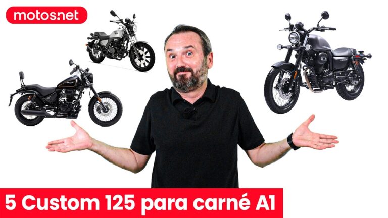 motos custom 125 con 15 cv